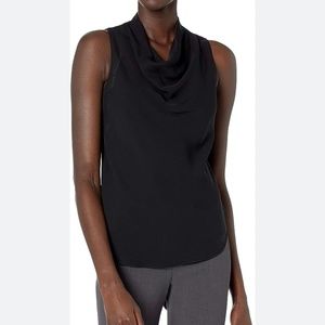 Theory Sleeveless Cowl Neck Top